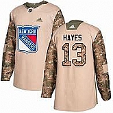 New York Rangers #13 Kevin Hayes Camo Adidas Veterans Day Practice Jersey,baseball caps,new era cap wholesale,wholesale hats